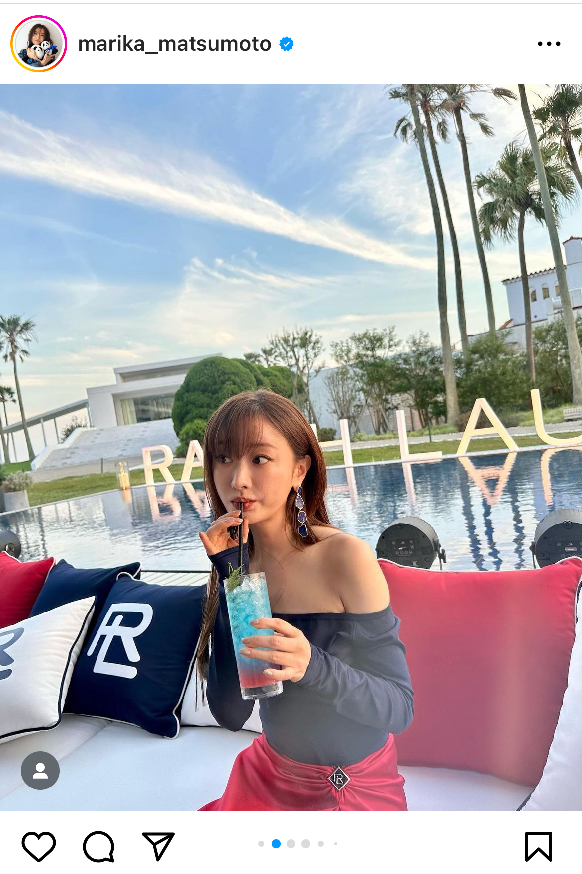 松本まりかのインスタグラムから