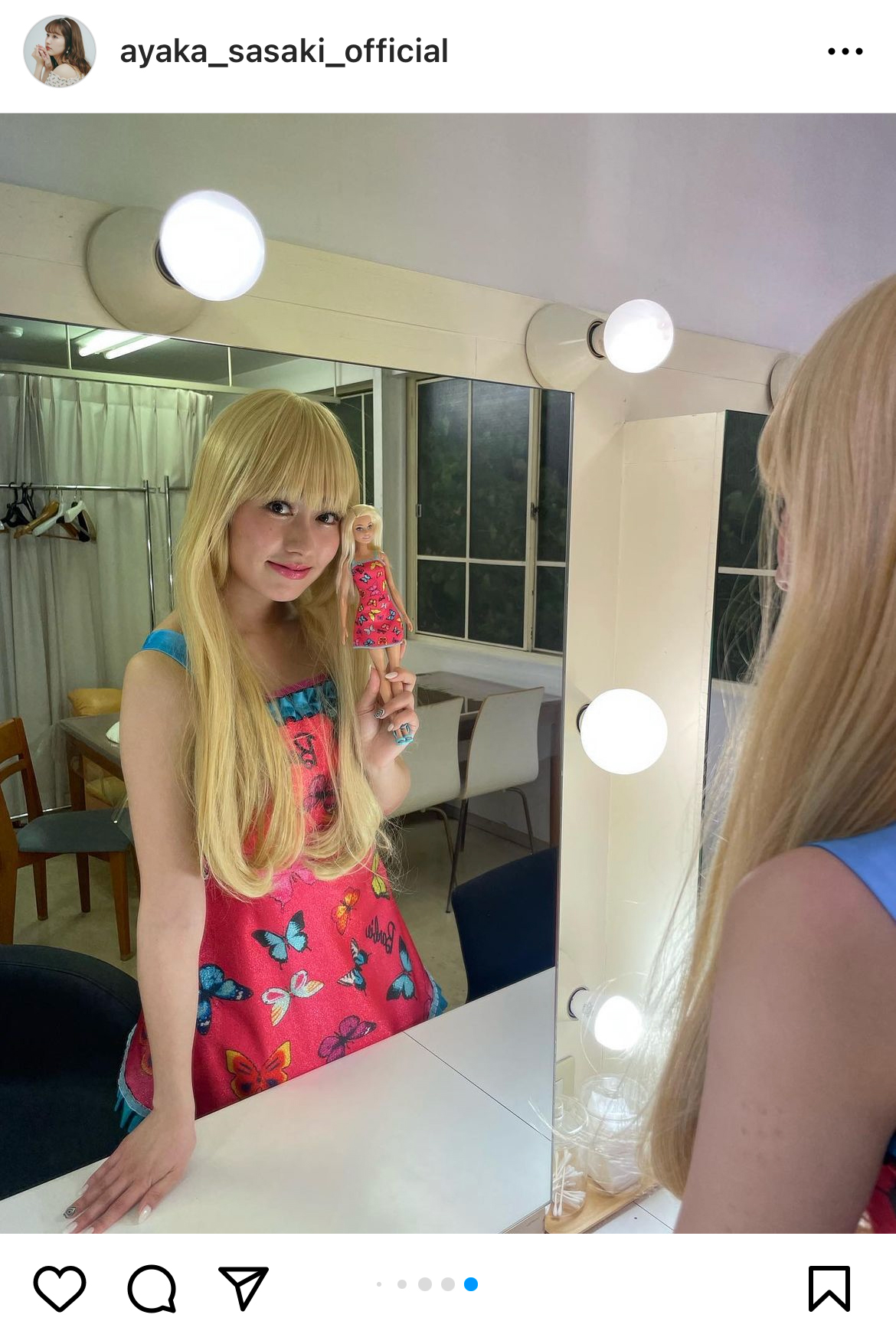 佐々木彩夏のインスタグラムから