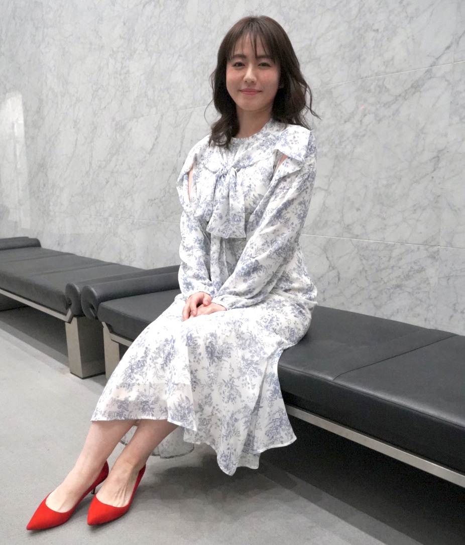 映画「愛のこむらがえり」で吉橋航也と主演を務める磯山さやか（撮影・佐藤成）