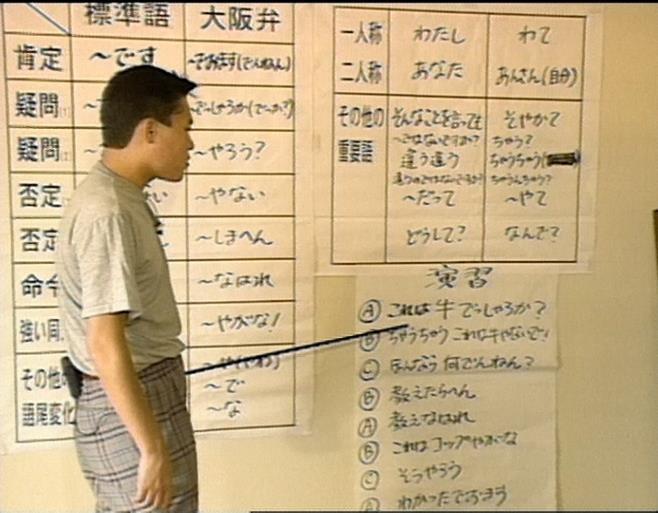 「大阪弁講座」（93年8月6日放送）（C）ABCテレビ