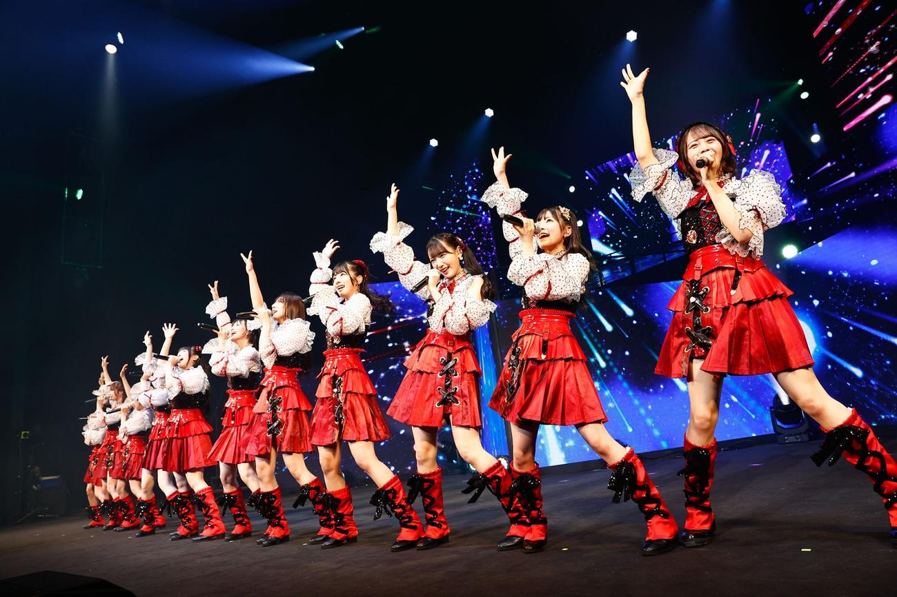 全国ツアー埼玉公演で新シングル発売を発表した≠ME（C）YOANI