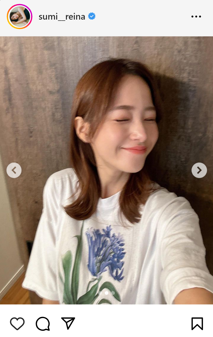 鷲見玲奈アナのインスタグラムから