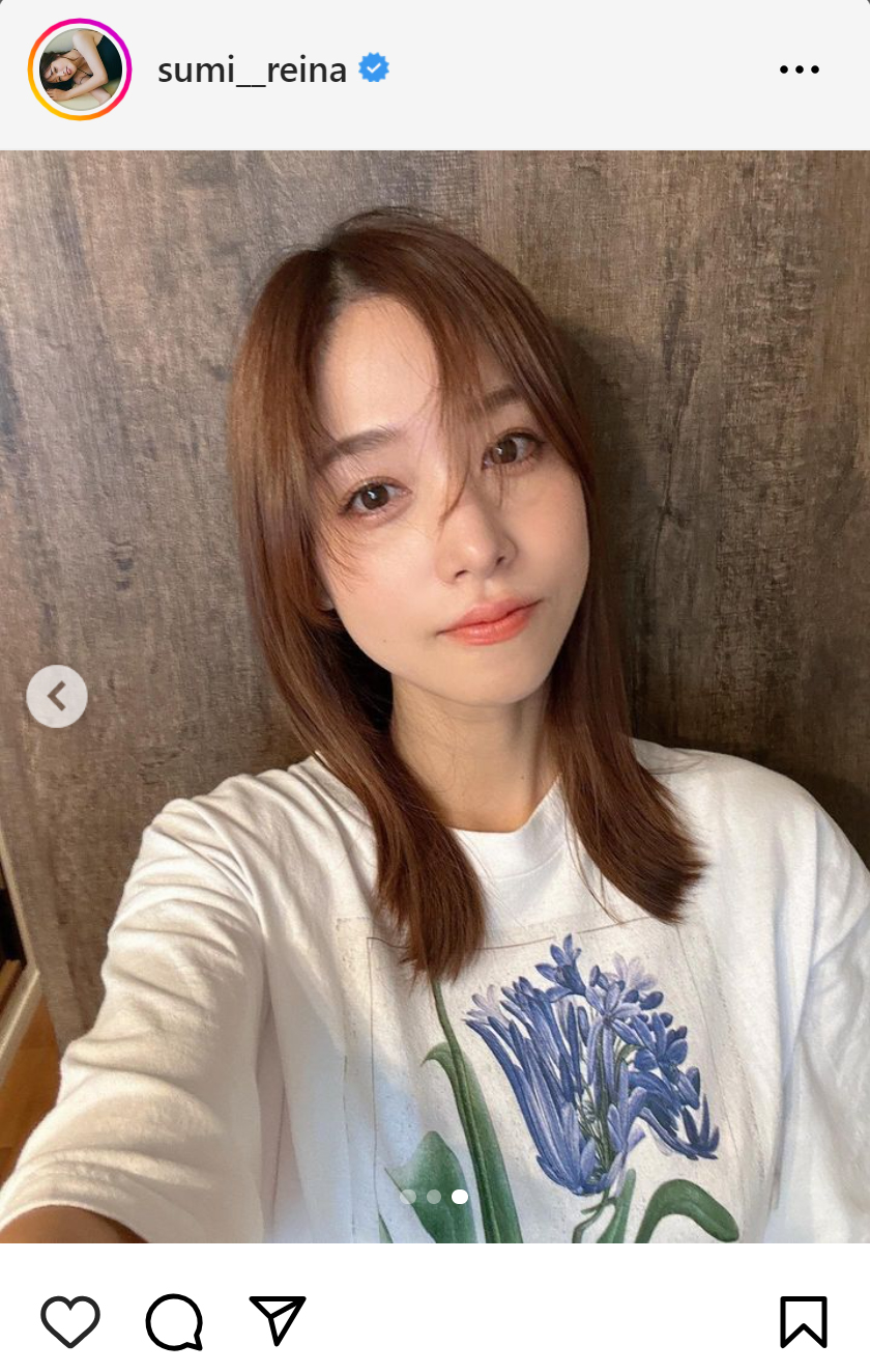 鷲見玲奈アナのインスタグラムから