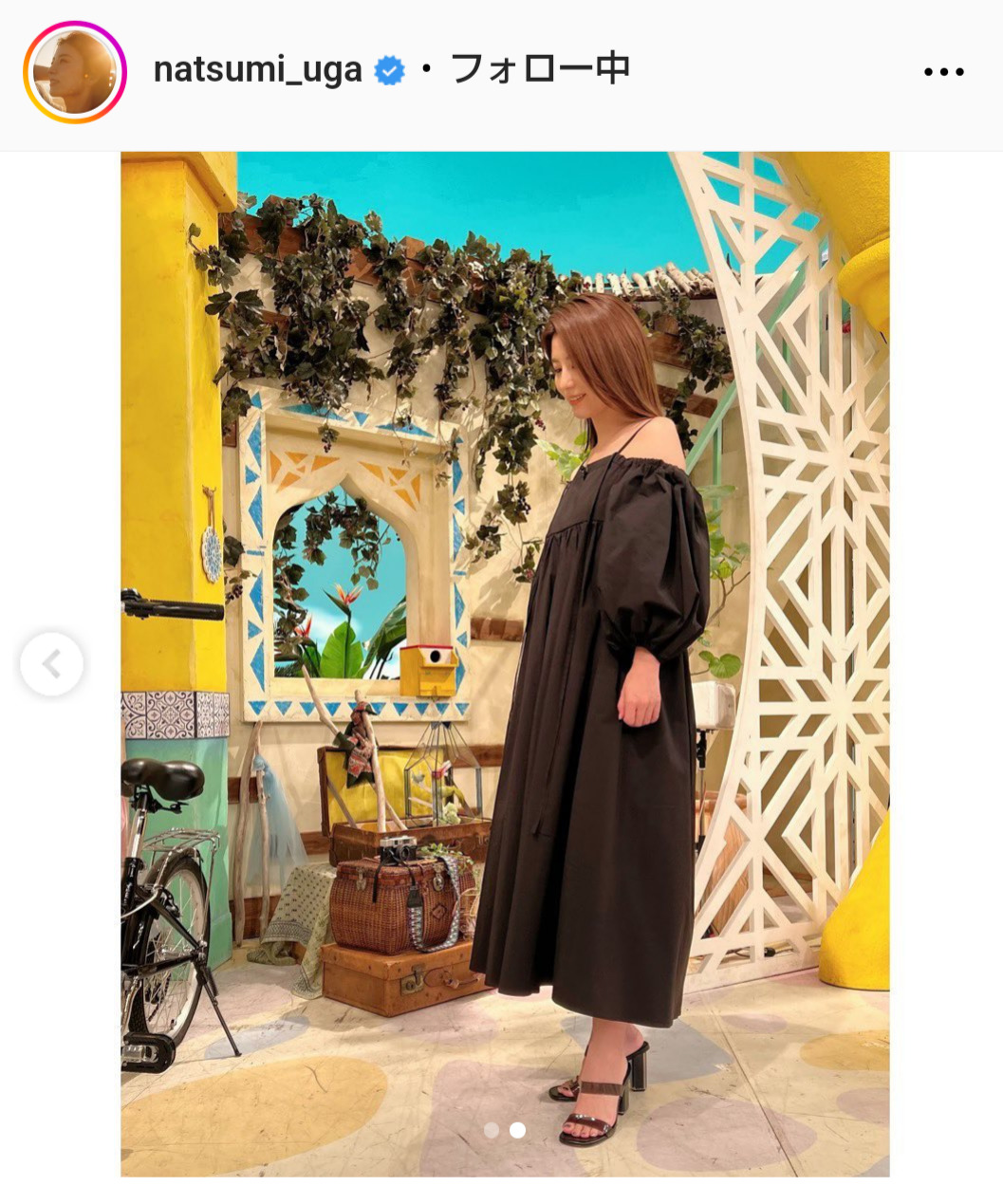 宇賀なつみアナのインスタグラムから
