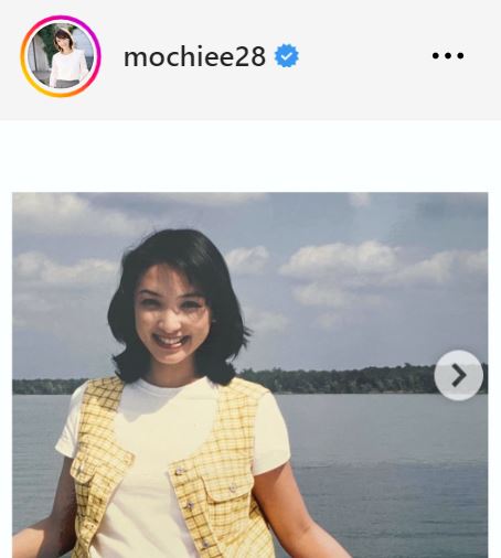 望月理恵のインスタグラムから