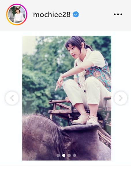 望月理恵のインスタグラムから