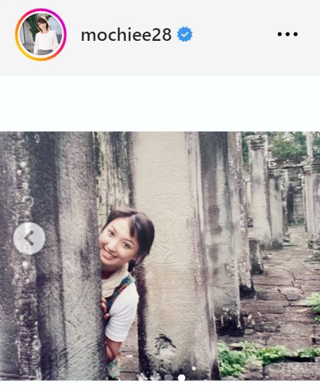 望月理恵のインスタグラムから