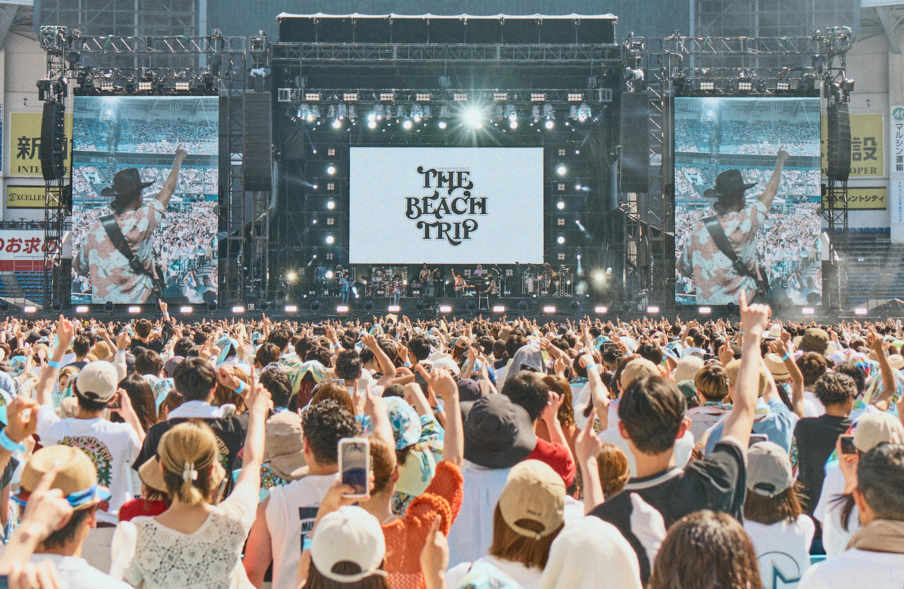 自身最大規模となるZOZOマリンスタジアムで「THE BEACH TRIP」を開催した平井大