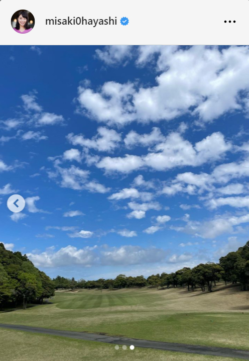 テレビ朝日・林美沙希アナウンサーのインスタグラムから