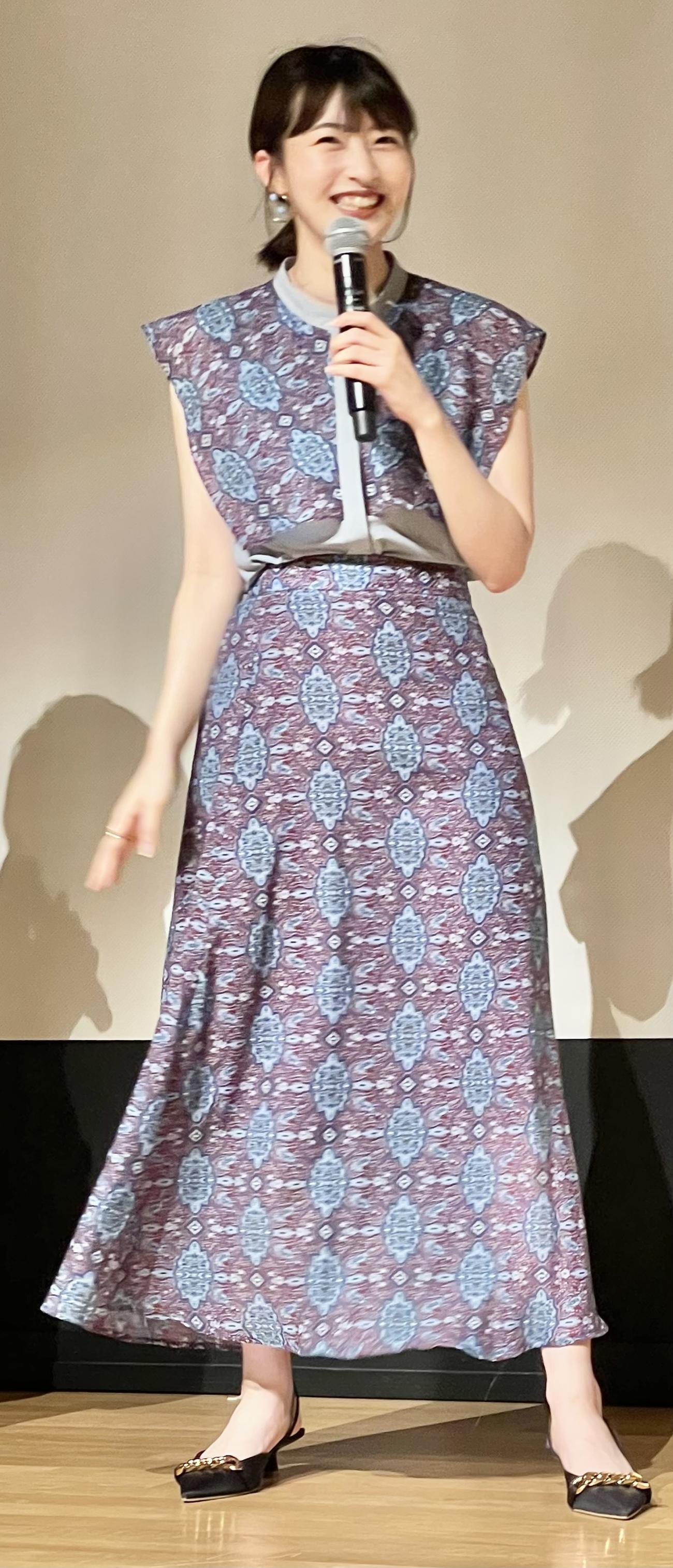映画「日光物語」の舞台あいさつに出席した吉永アユリ