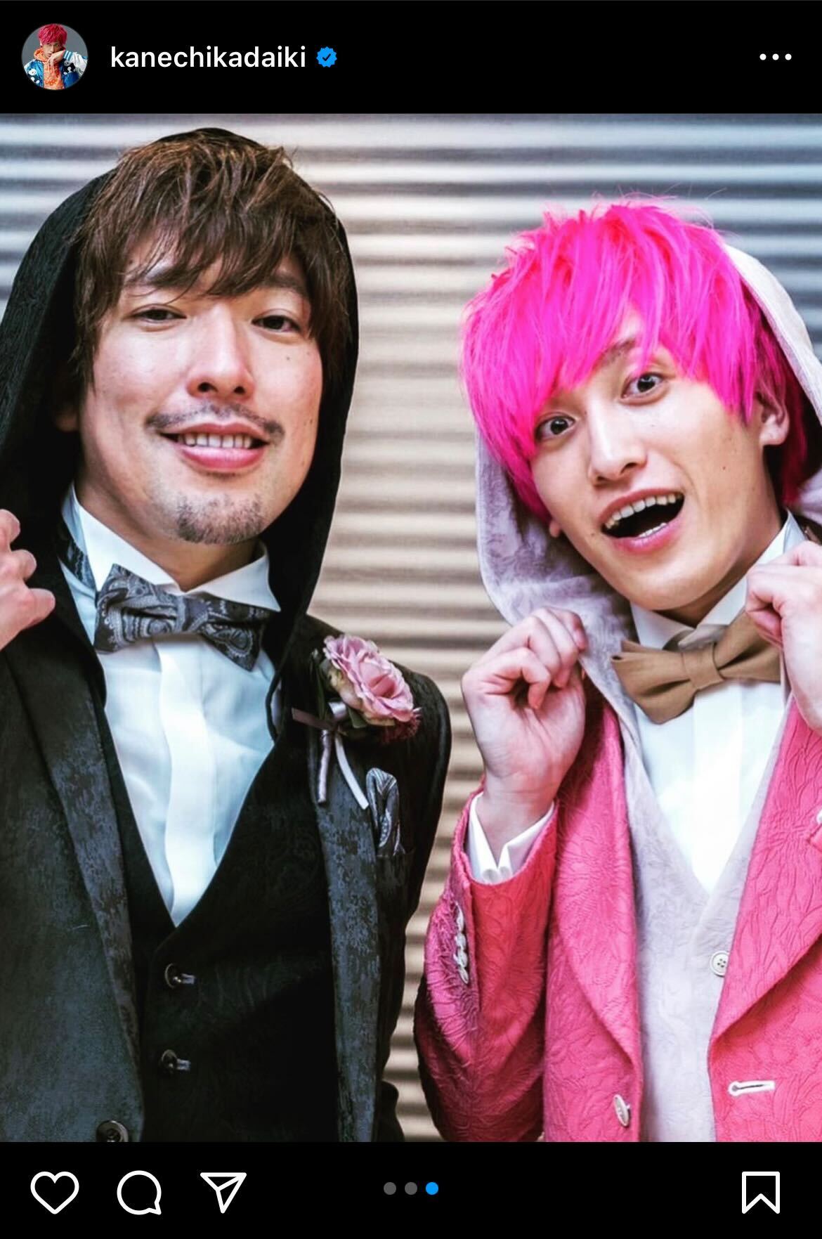 EXIT兼近大樹インスタグラムから