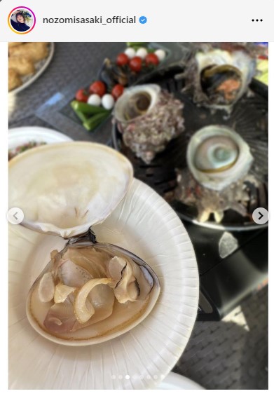 佐々木希のインスタグラムから
