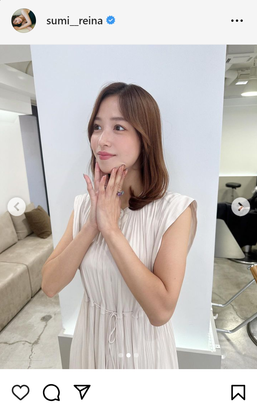 鷲見玲奈のインスタグラムから