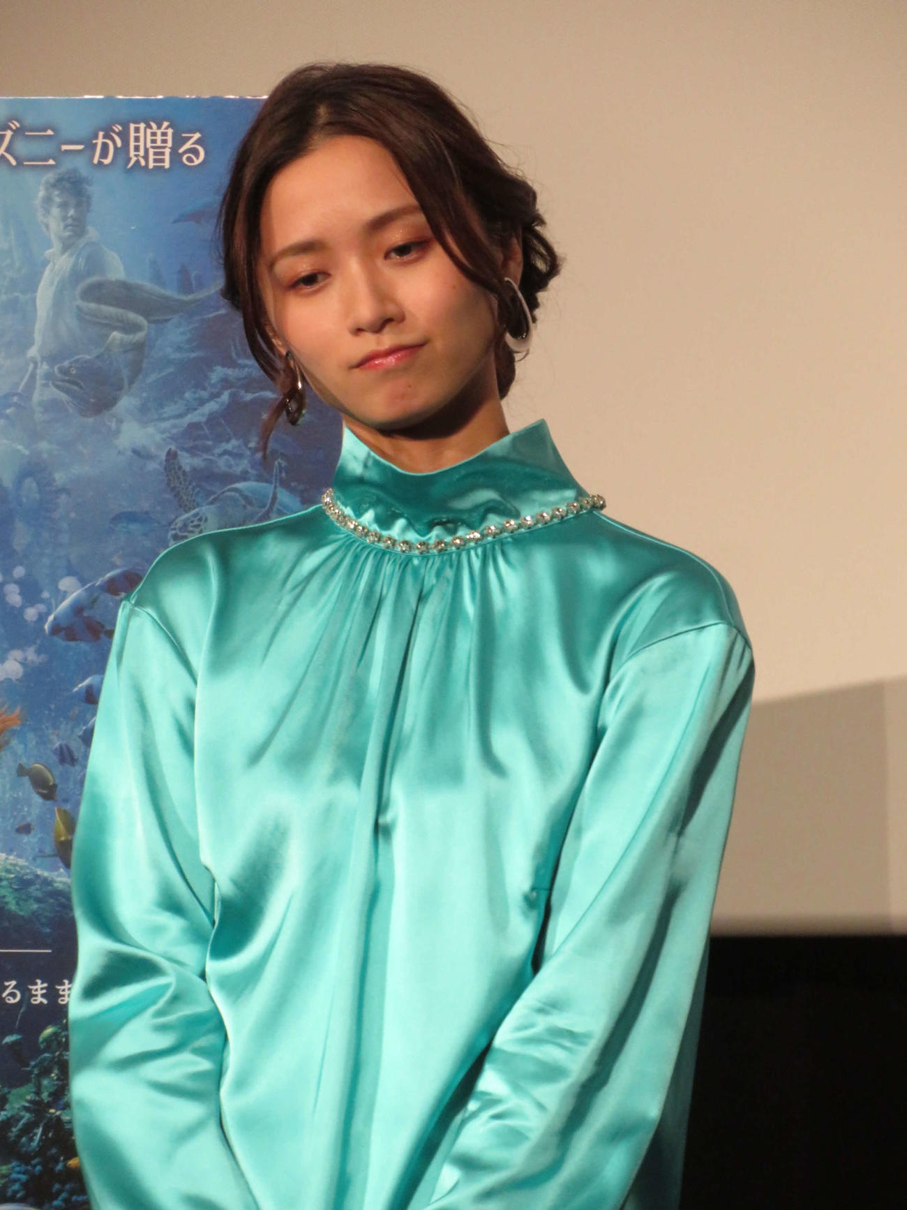 米映画「リトル・マーメイド」大ヒット記念イベントに登壇した木下晴香（撮影・村上幸将）