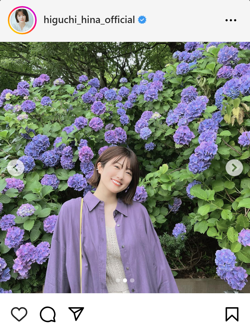 樋口日奈のインスタグラムから