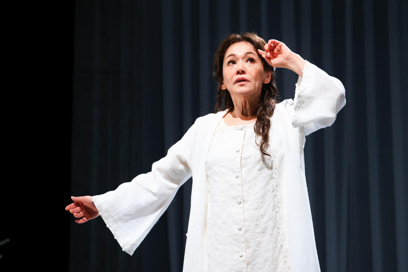 舞台「ヴィクトリア」で21年ぶりの一人芝居に挑戦する大竹しのぶ（撮影・宮川舞子）