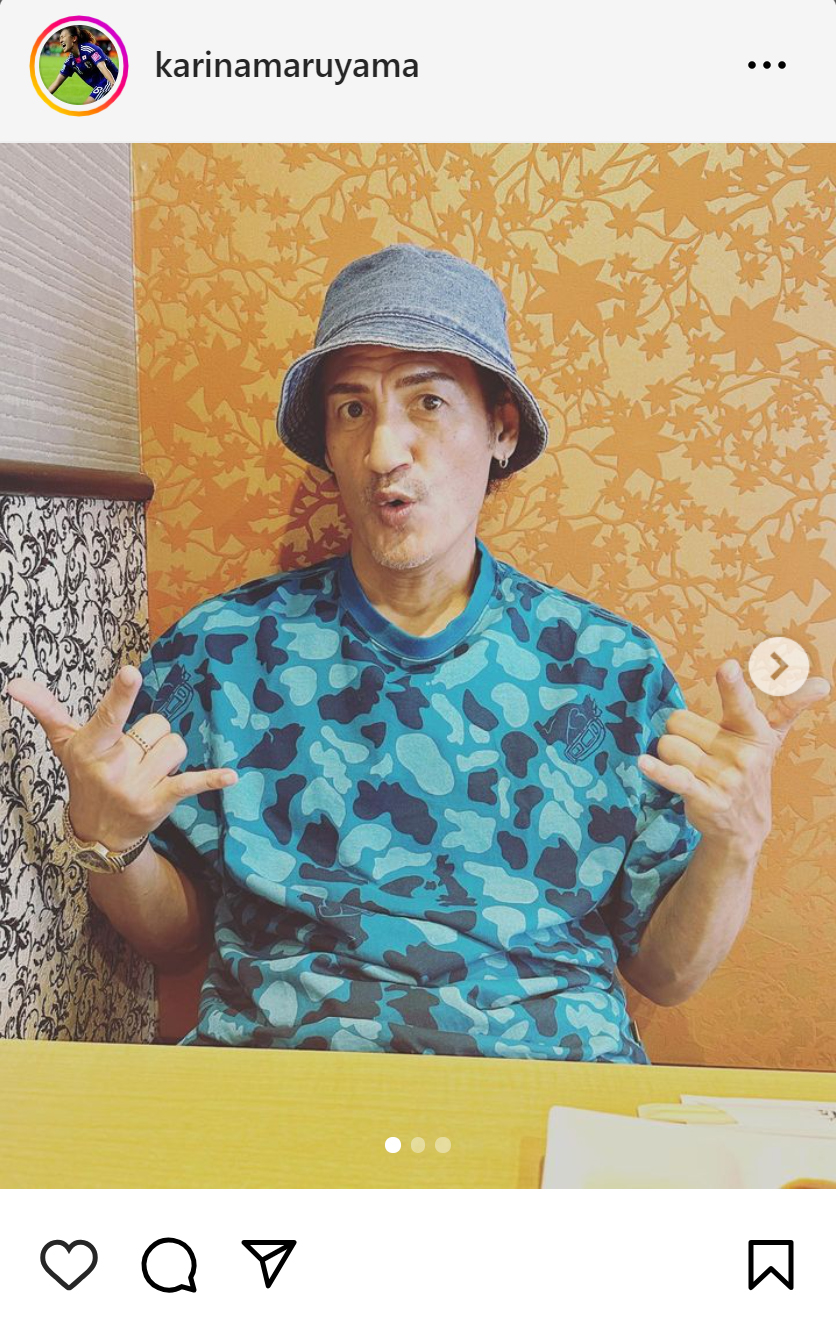 丸山桂里奈のインスタグラムから