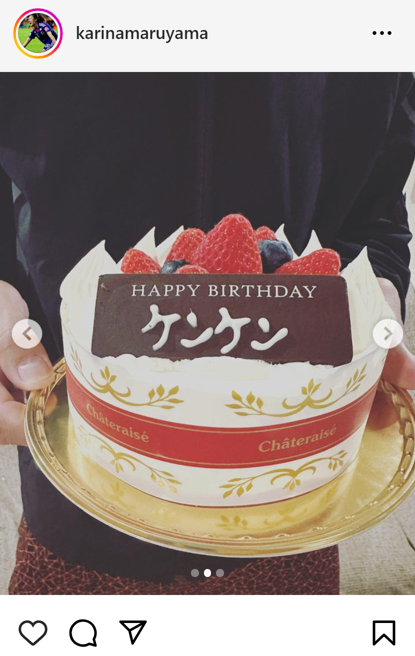 丸山桂里奈のインスタグラムから