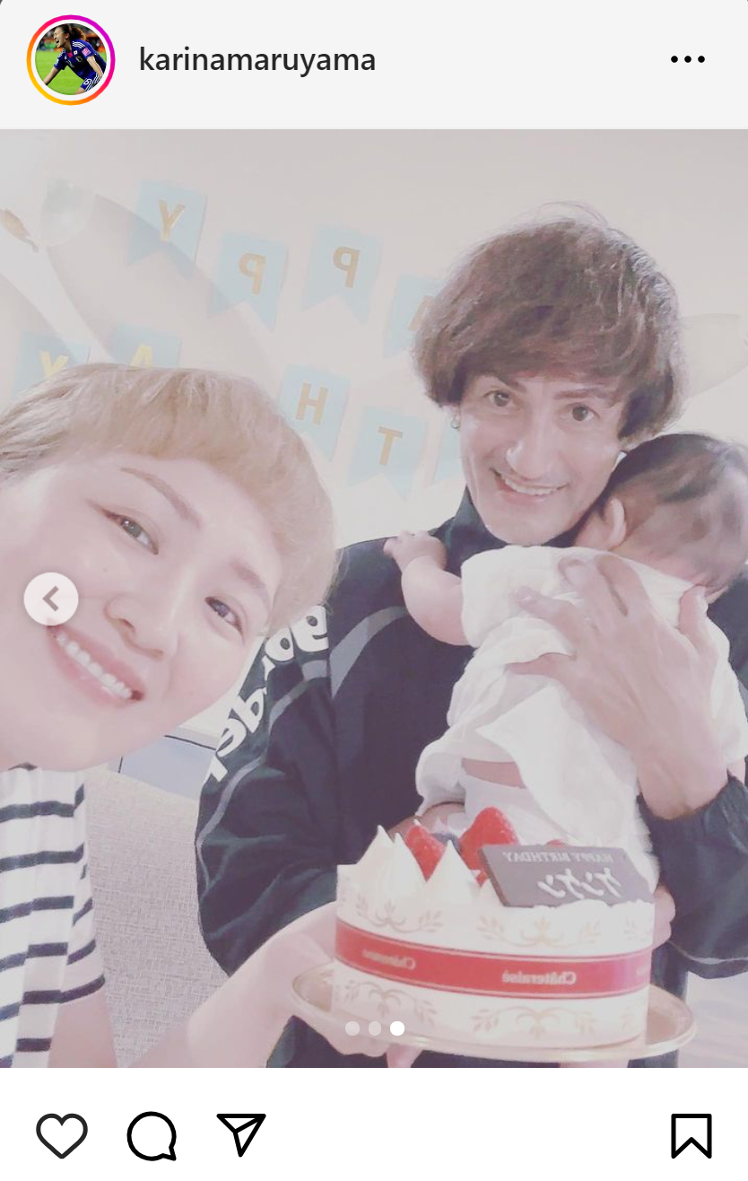 丸山桂里奈のインスタグラムから