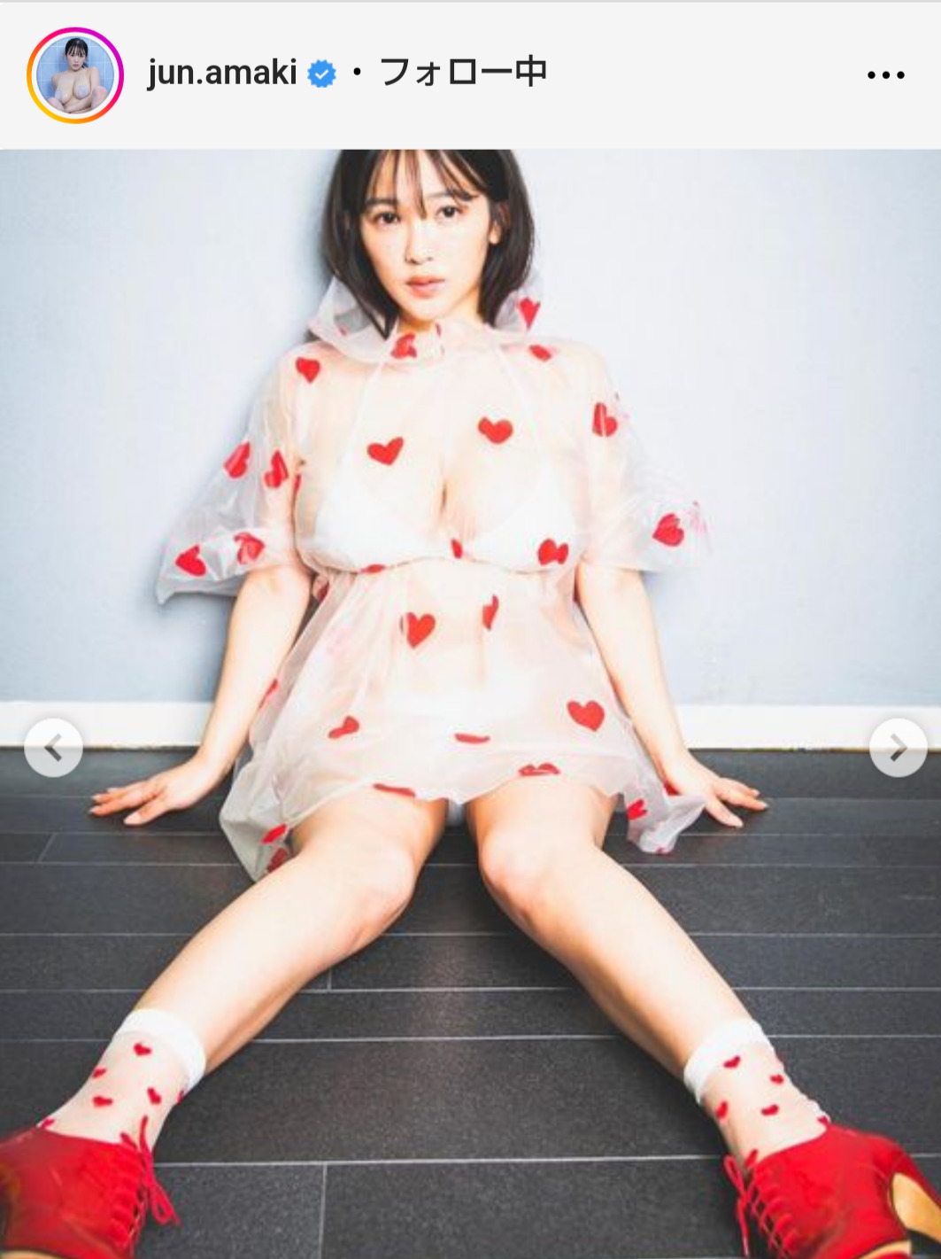 天木じゅんのインスタグラムから