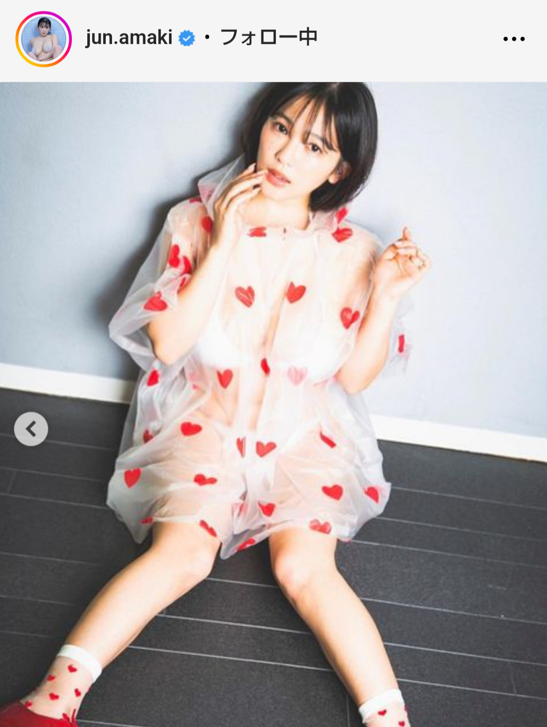 天木じゅんのインスタグラムから