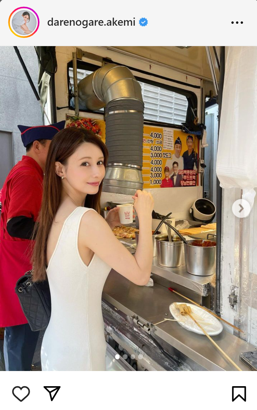 ダレノガレ明美のインスタグラムから