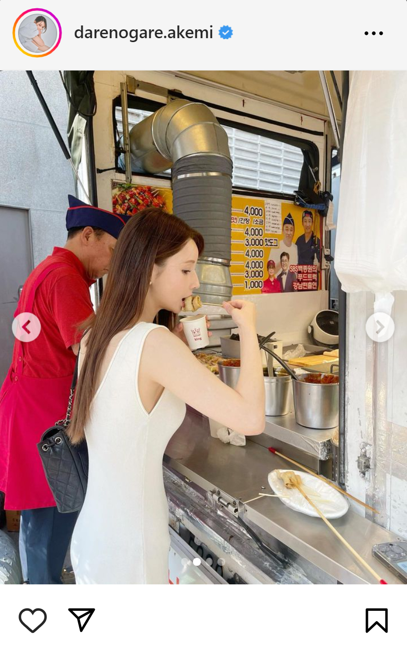 ダレノガレ明美のインスタグラムから