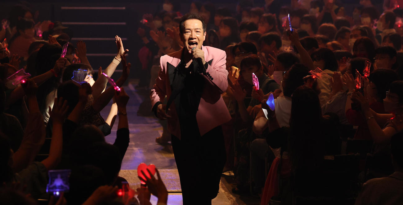 「ダンディライオン」リリースパーティーを開催した田原俊彦（撮影・中島郁夫）