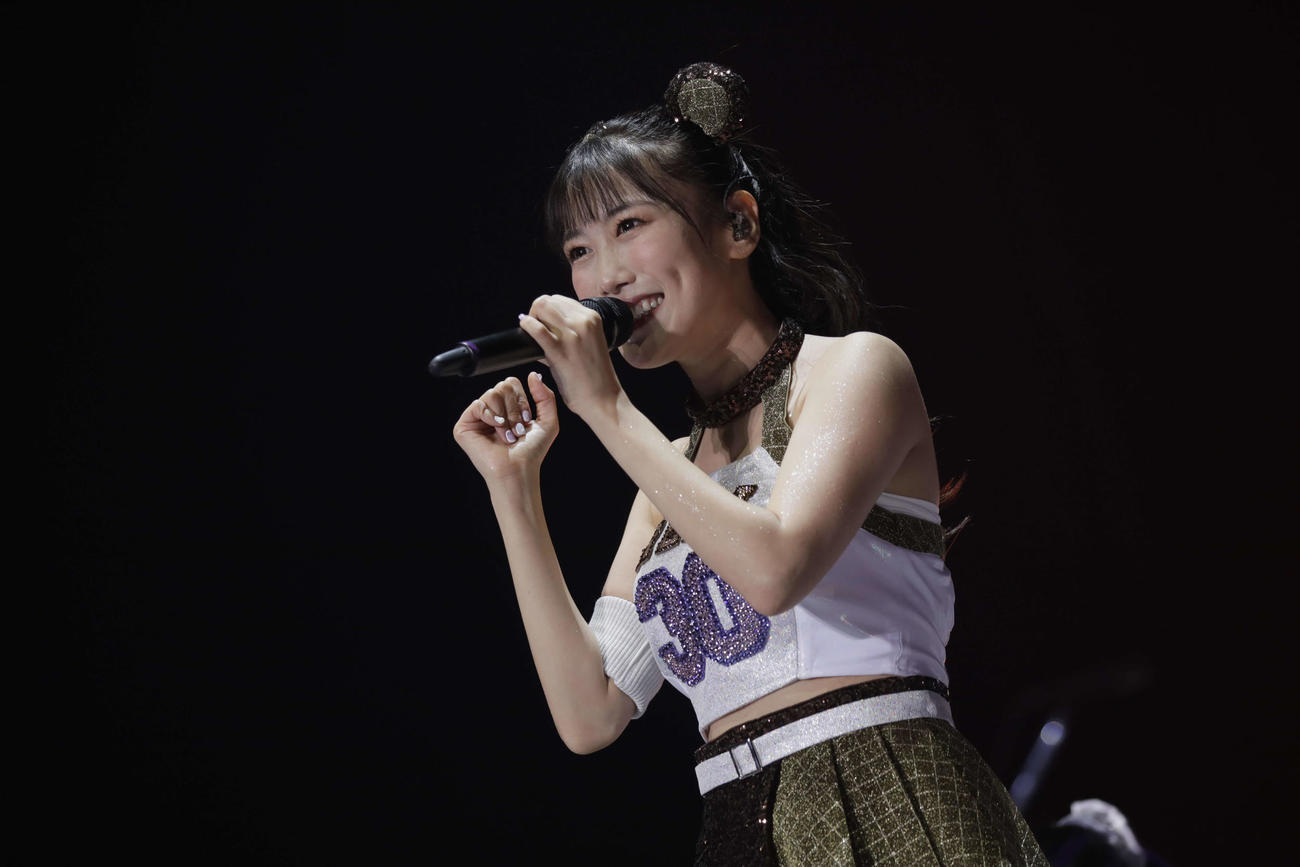 ソロコンサート「30祭」を開催した、ももいろクローバーZ高城れに（撮影・遠藤尚子）