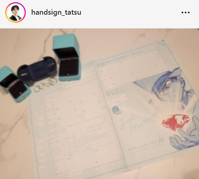 「HANDSIGN」TATSUのインスタグラムから