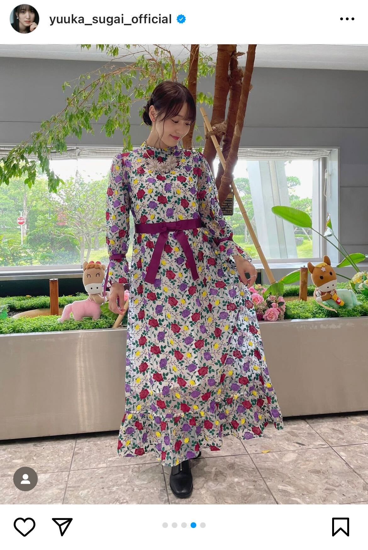 菅井友香インスタグラムから