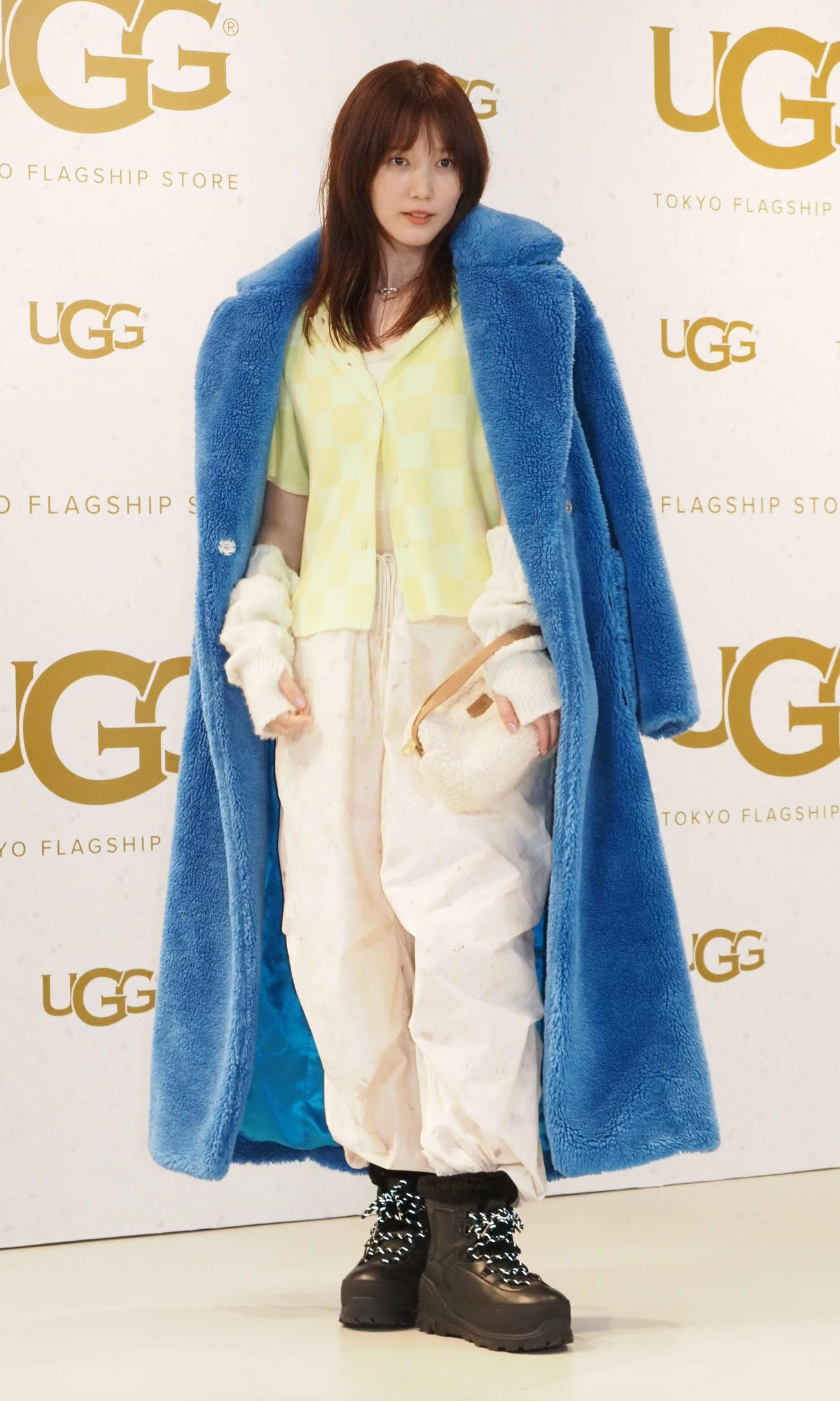 「UGG〓（○の中にR）TOKYO FLAGSHIP STORE」オープン記念イベントに出席した本田翼（撮影・遠藤尚子）