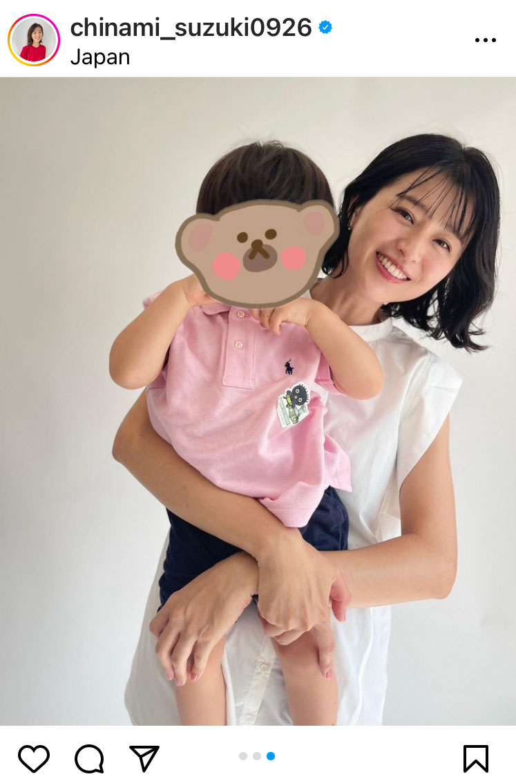 鈴木ちなみのインスタグラムから