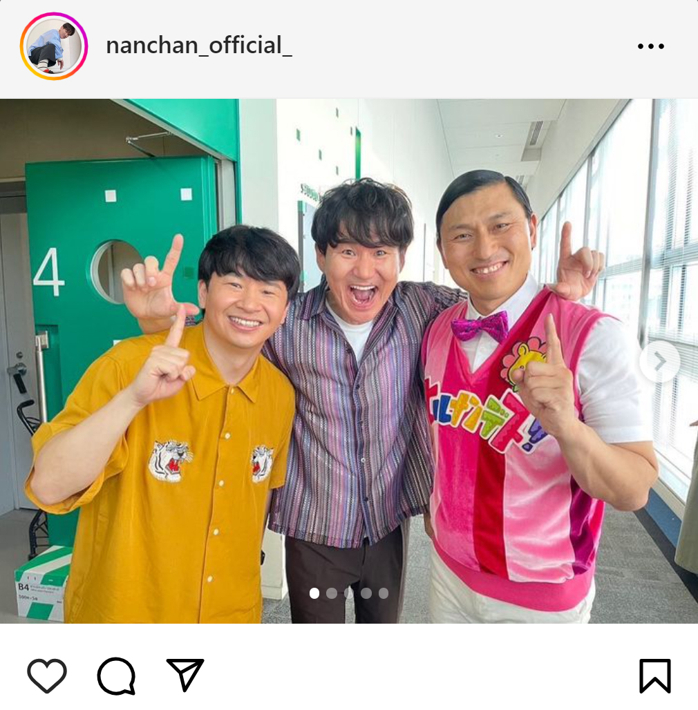 南原清隆のインスタグラムから