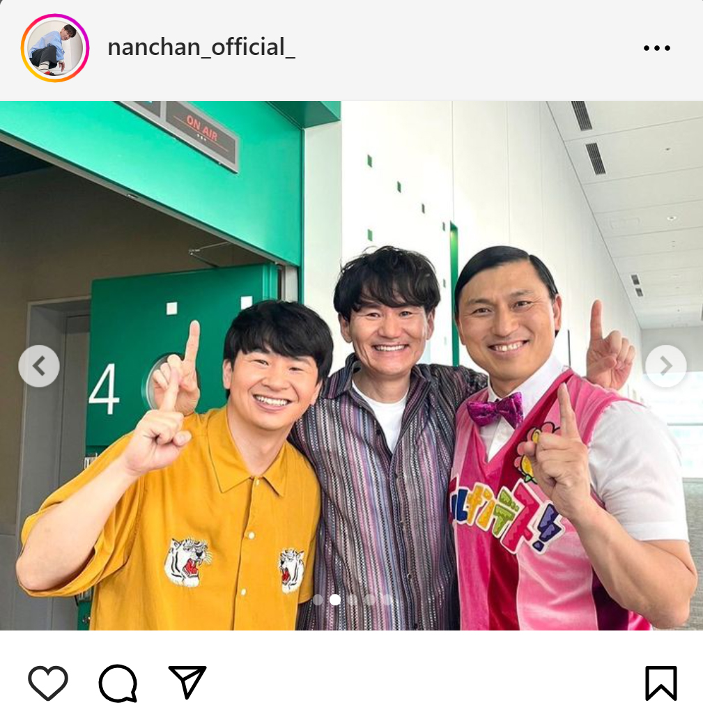 南原清隆のインスタグラムから
