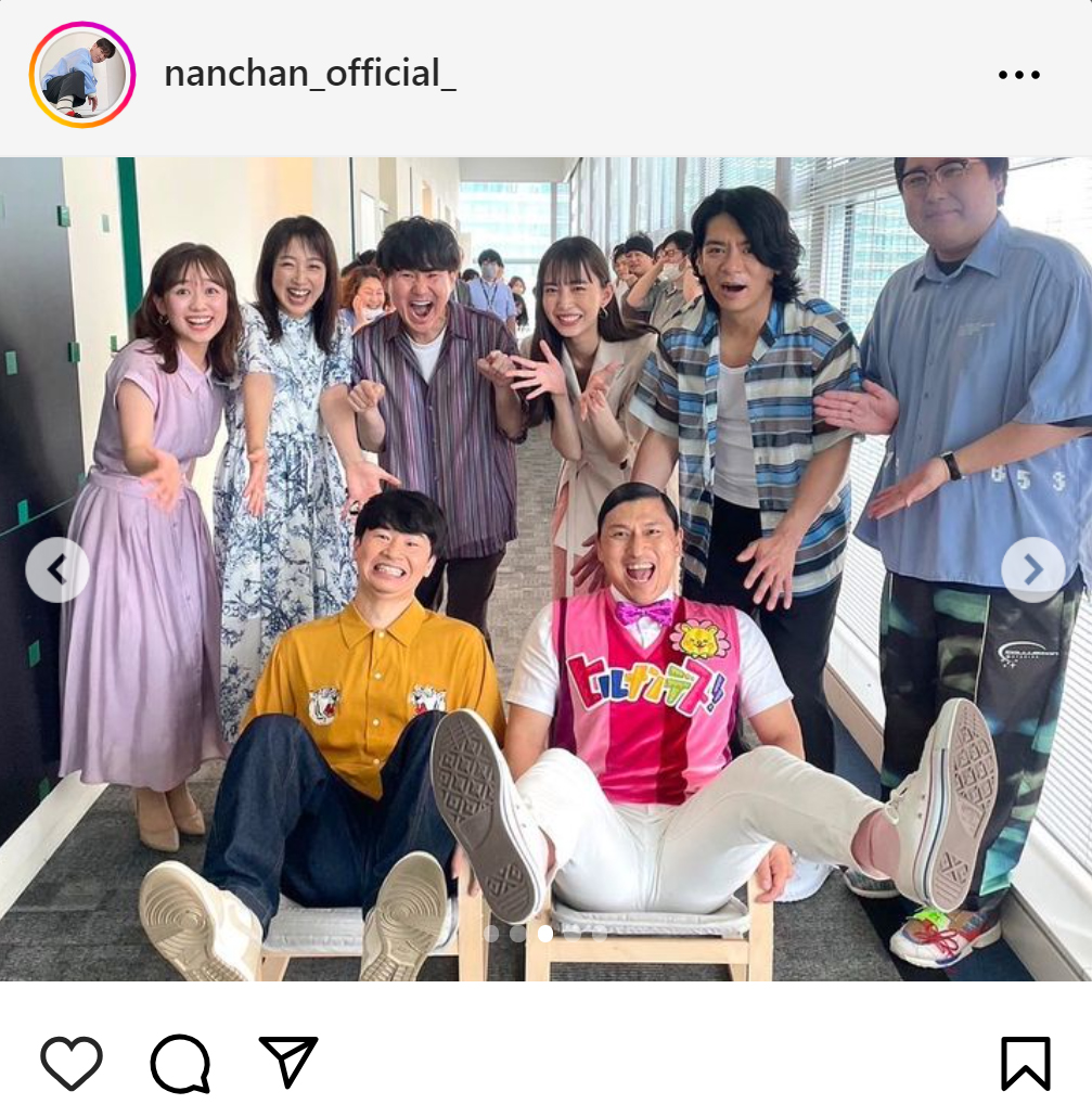 南原清隆のインスタグラムから