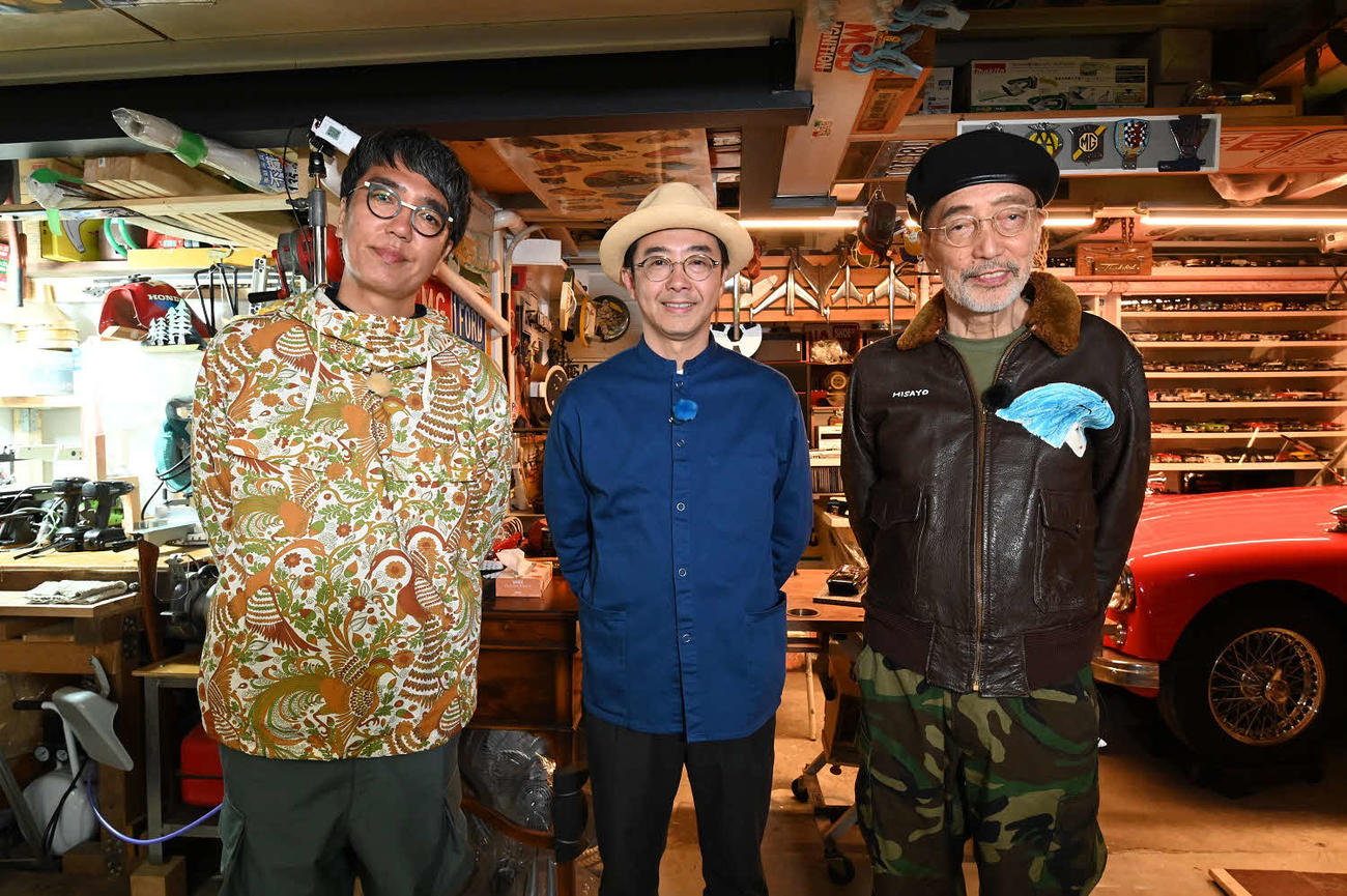 BS日テレ「愛車遍歴」に出演したテリー伊藤（右）