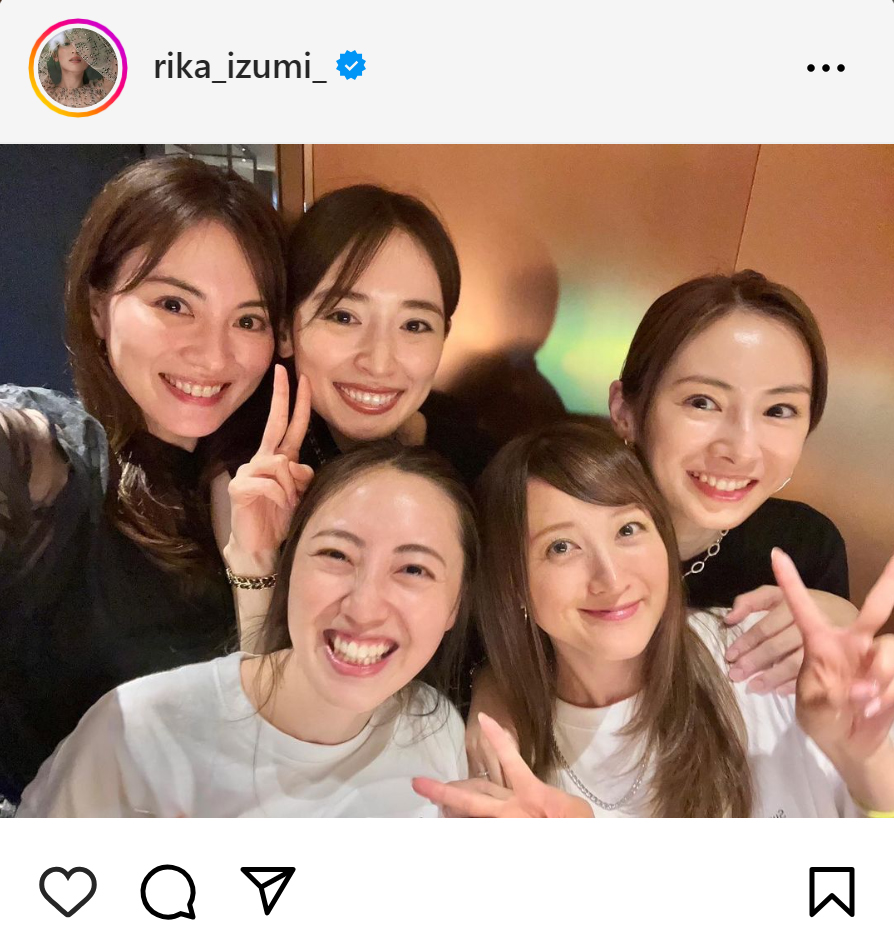 泉里香のインスタグラムから