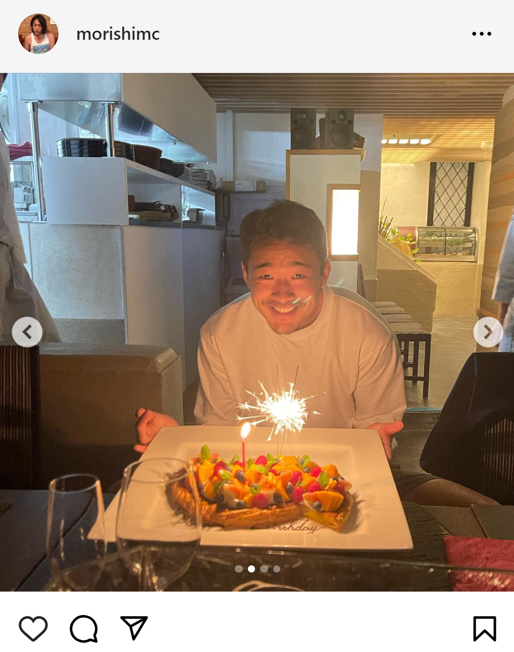 盛山晋太郎のインスタグラムから