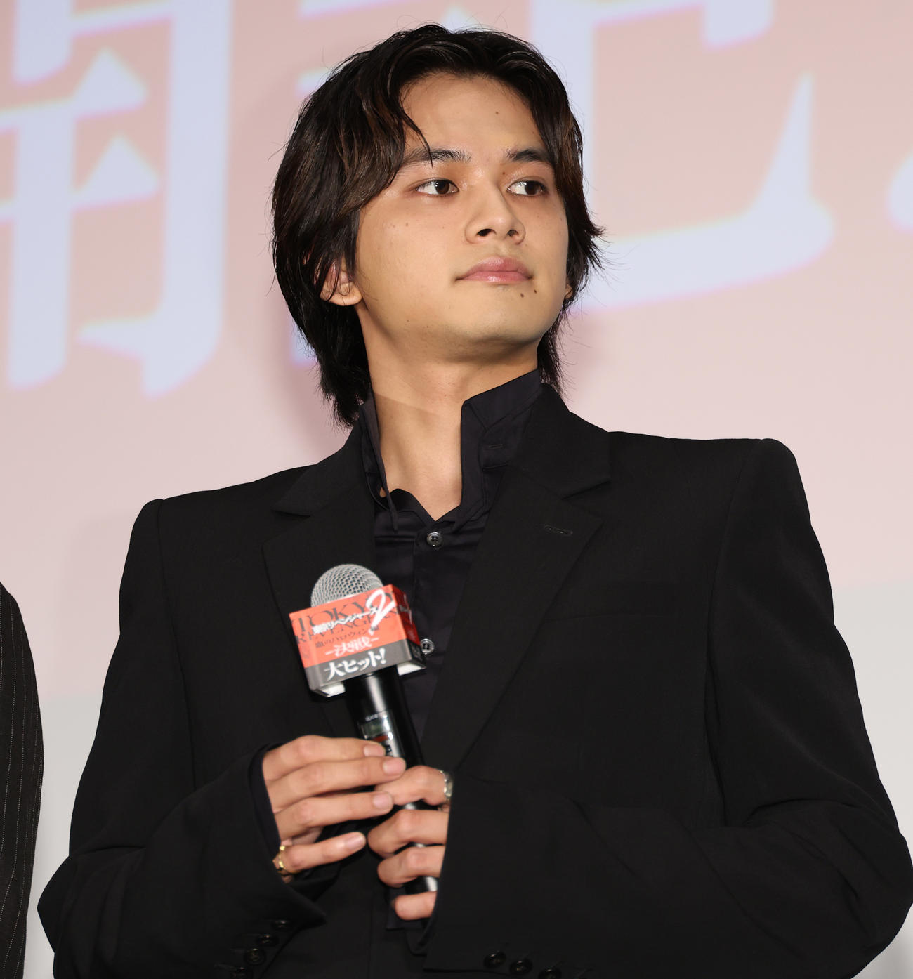 映画「東京リベンジャーズ2」公開記念舞台あいさつを行った北村匠海（撮影・中島郁夫）