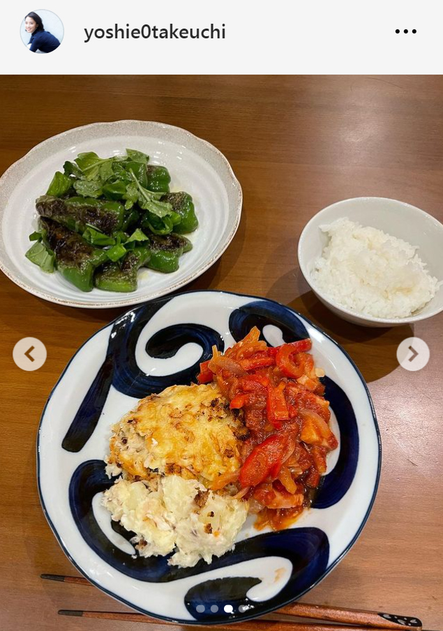 竹内由恵のインスタグラムから