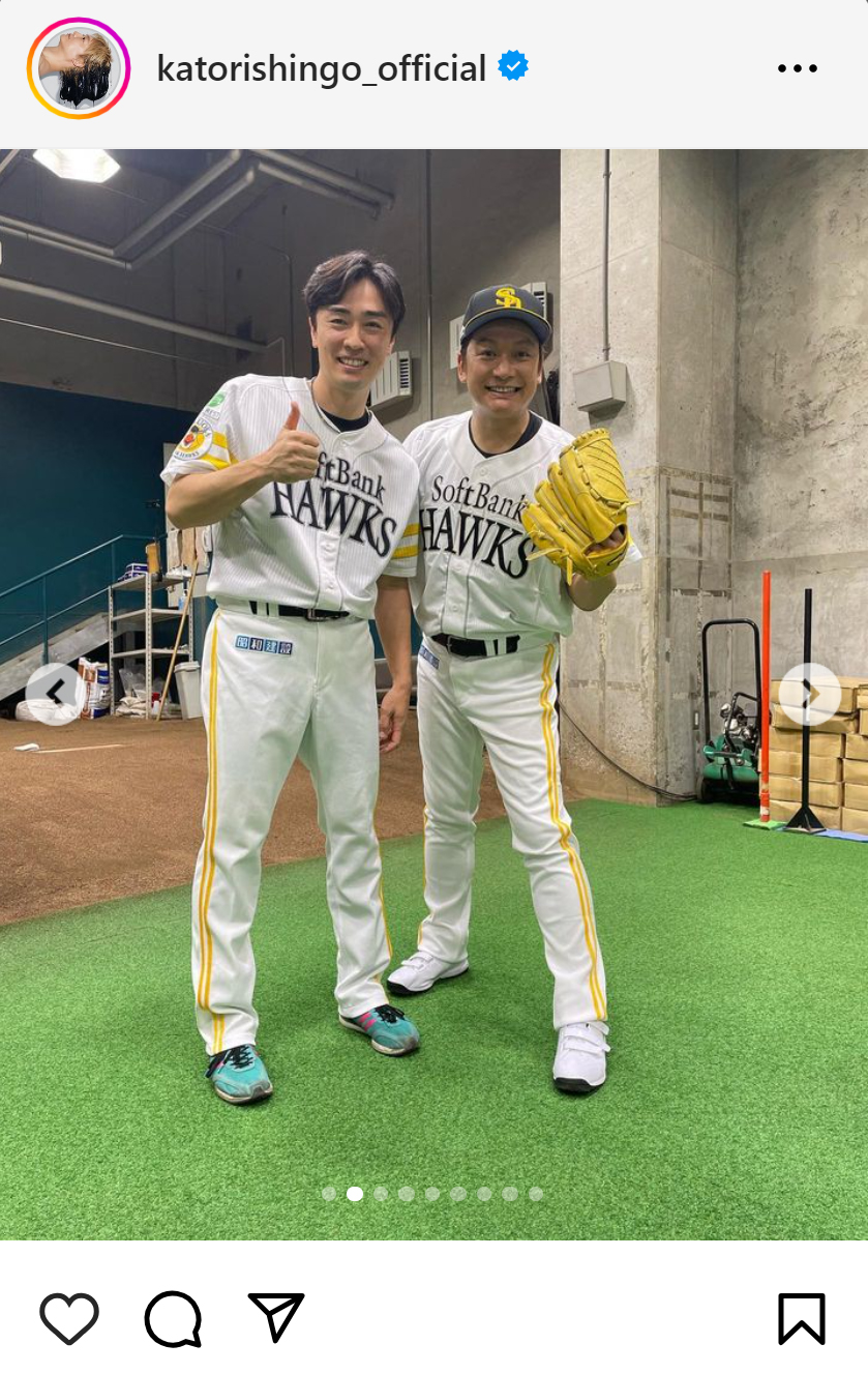 香取慎吾のインスタグラムから
