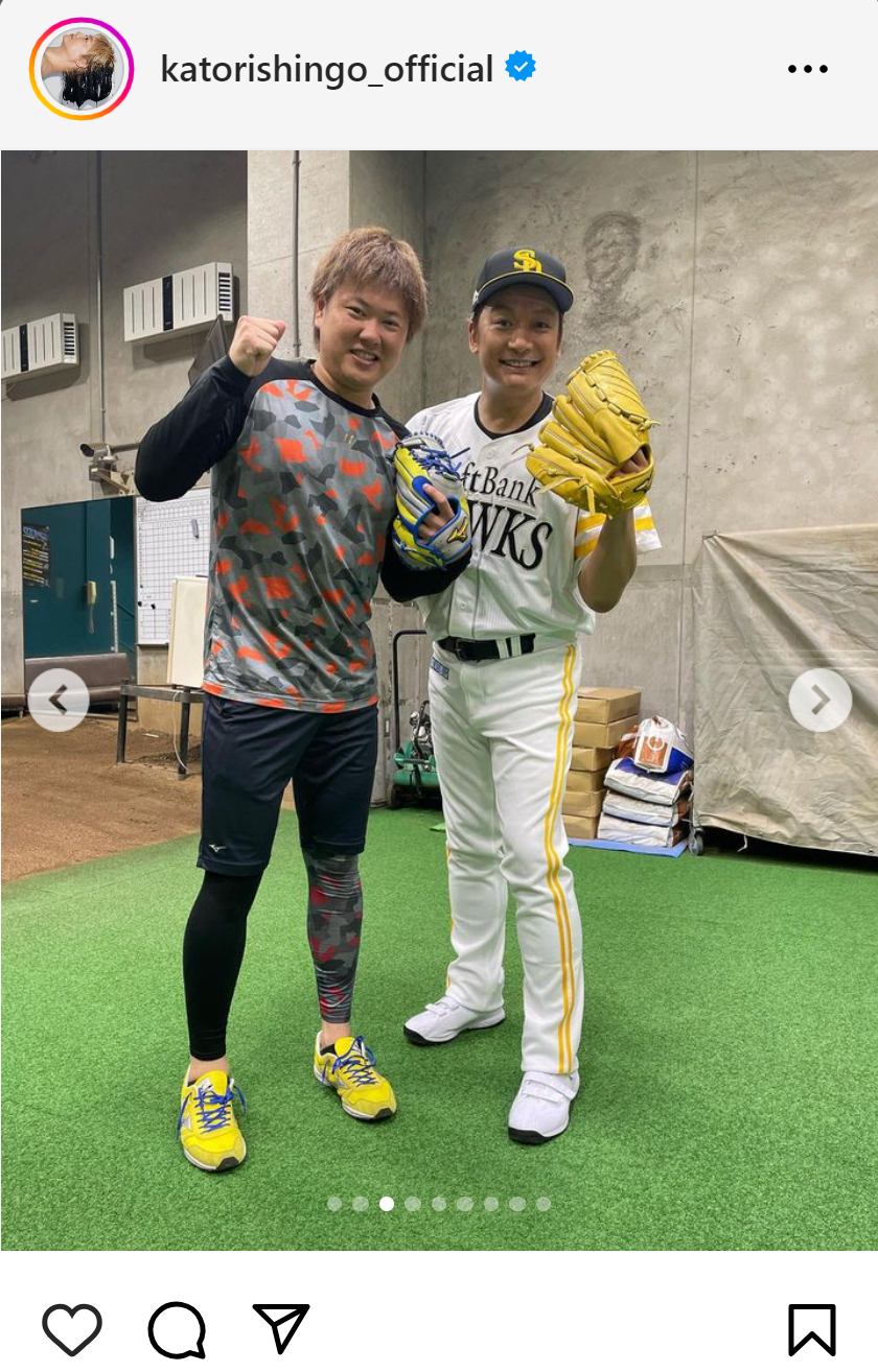 香取慎吾のインスタグラムから