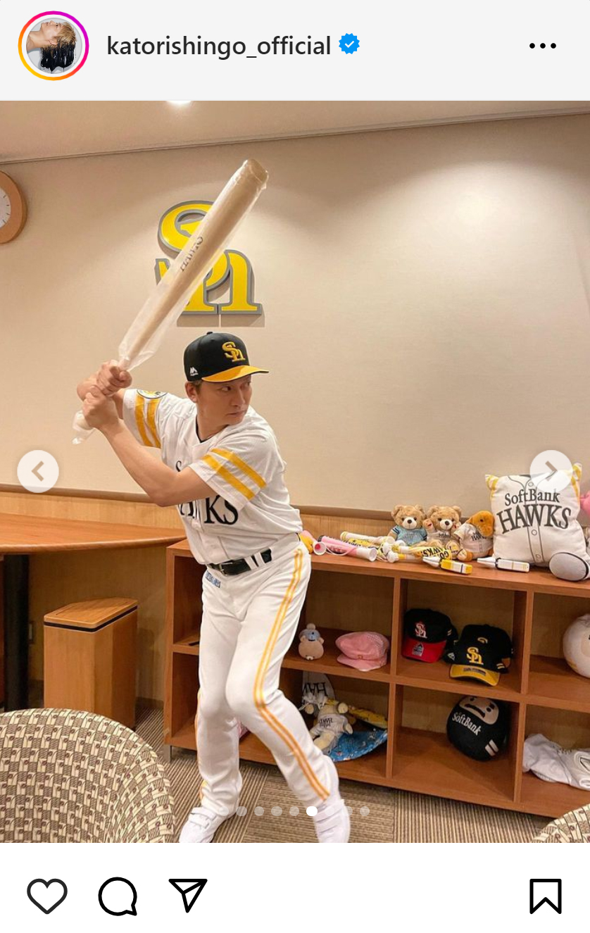 香取慎吾のインスタグラムから