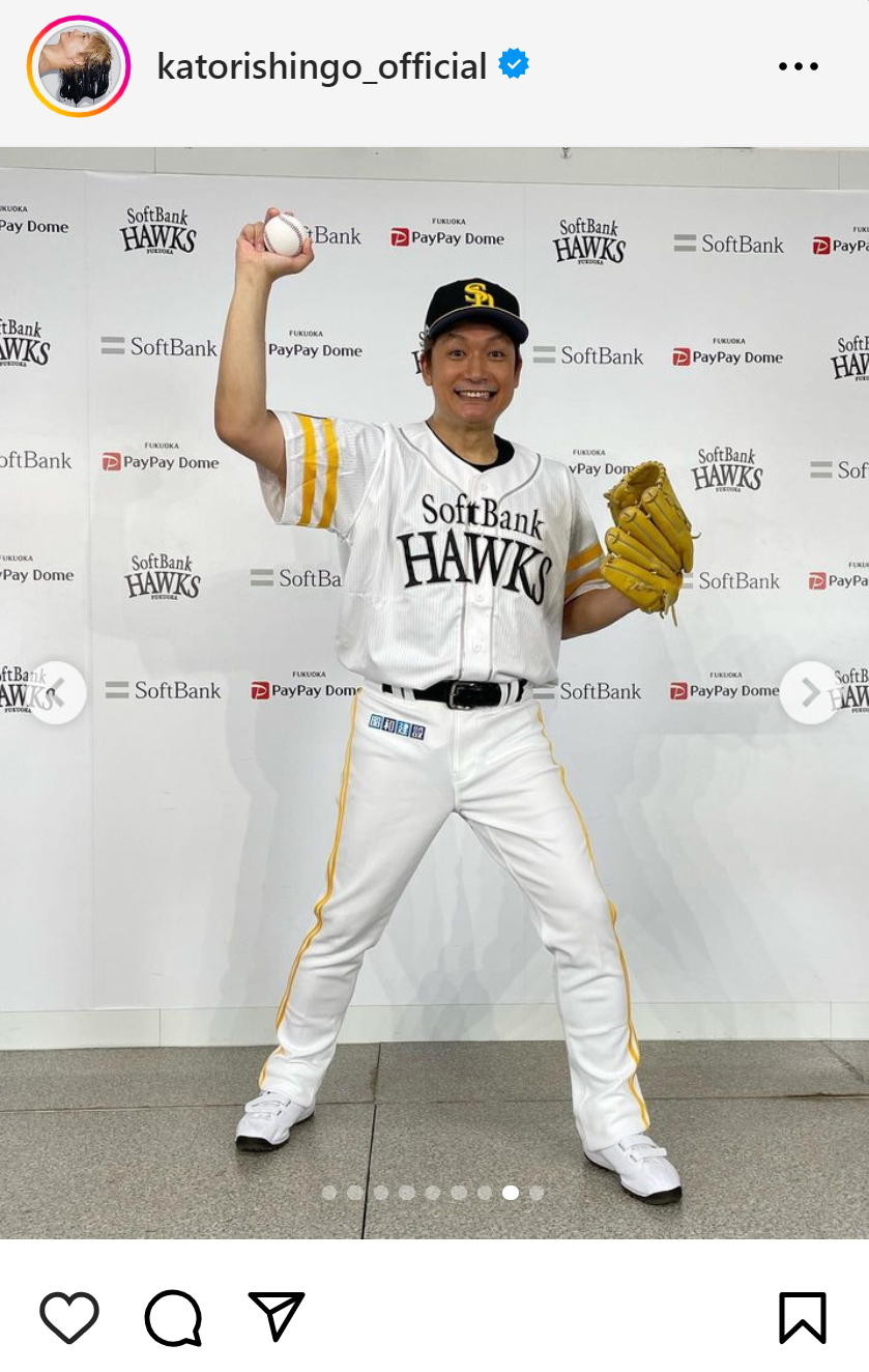 香取慎吾のインスタグラムから