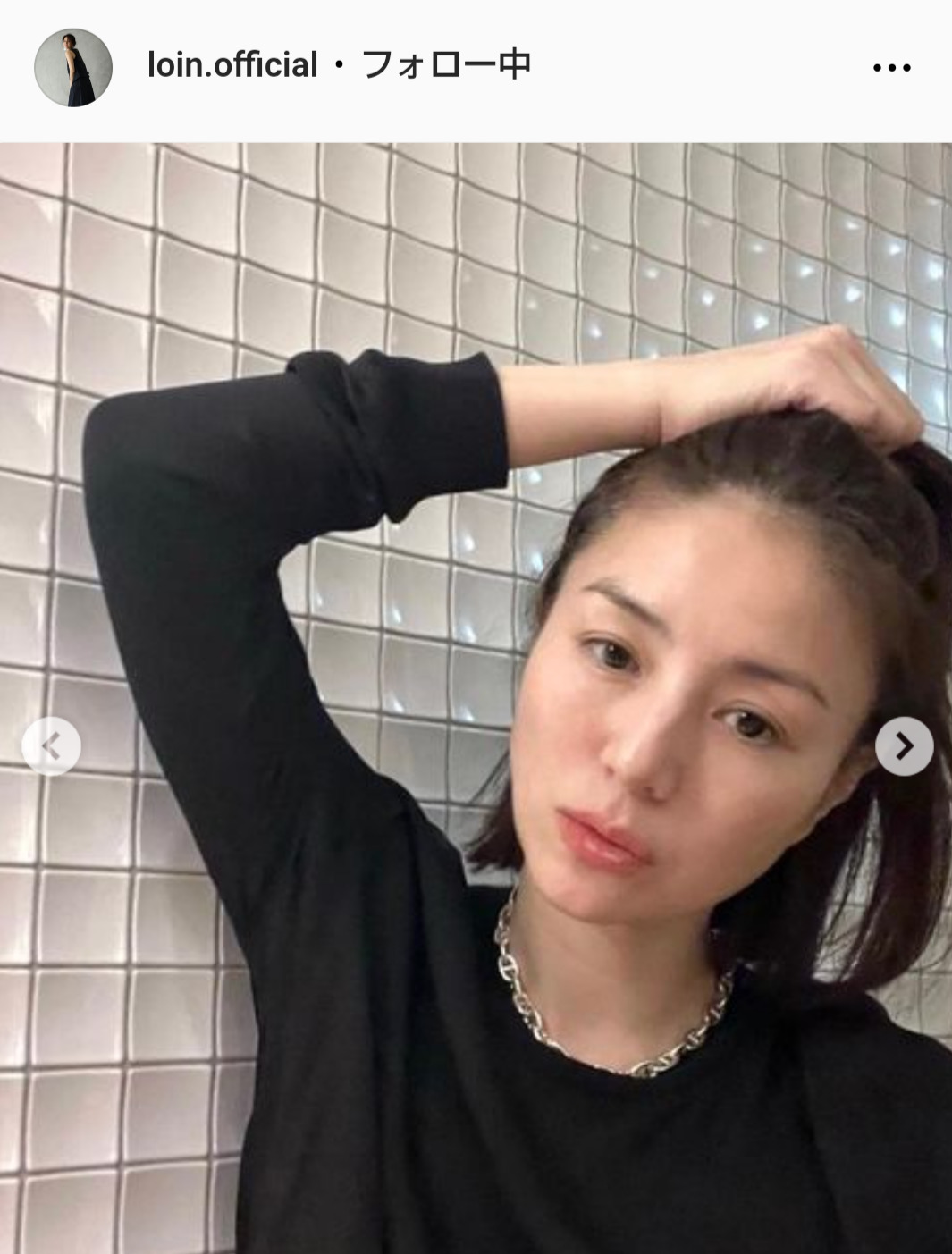 井川遥のインスタグラムから