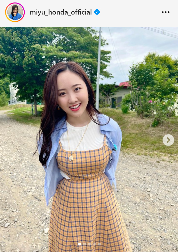 本田望結のインスタグラムから