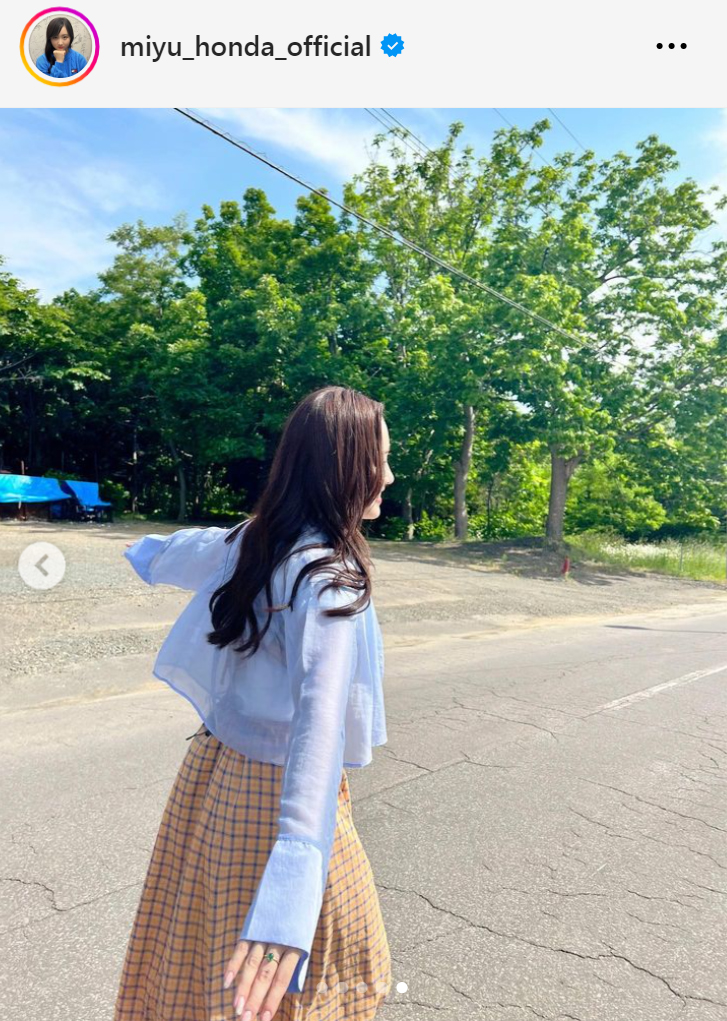 本田望結のインスタグラムから