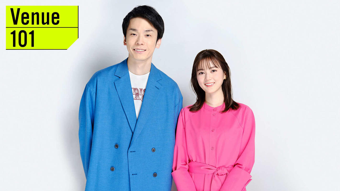 フジテレビ「FNS27時間テレビ」でNHK「Venue101」とコラボすることが決まった、かまいたち濱家隆一、生田絵梨花