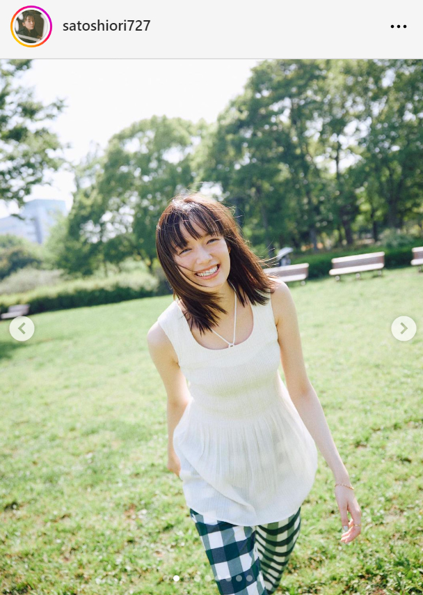 佐藤栞里のインスタグラムから